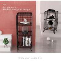 living room furniture metal shelf metal storage rack modern design in stock small packing for cheap delivery