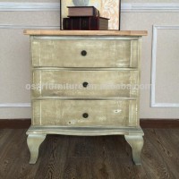 Antique Living Room Furniture Solid Wood French Provincial End Table