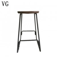 Bar Chairs Counter Height Stools Black Coffee Chair High Gold Metal Modern Top Wood Bar Stools