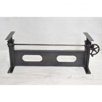 Industrial Vintage Antique Design Old Style  Cast Iron Crank Table Base / Crank Dinign Table