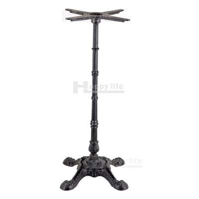 High quality black antique cast iron bar table base