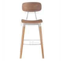 Foshan factory commercial wood bar stool for bar and restaurant